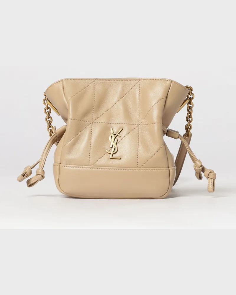 Saint Laurent Schultertasche damen Beige