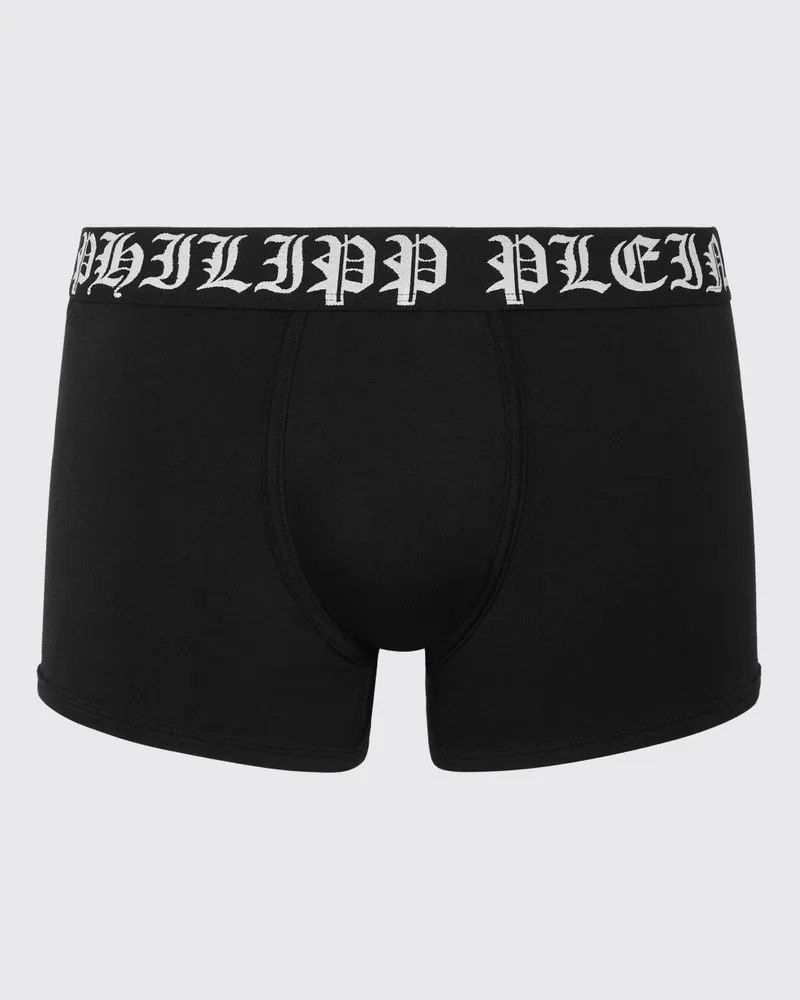 Philipp Plein Boxershorts aus Stretch-Baumwollmischung Schwarz