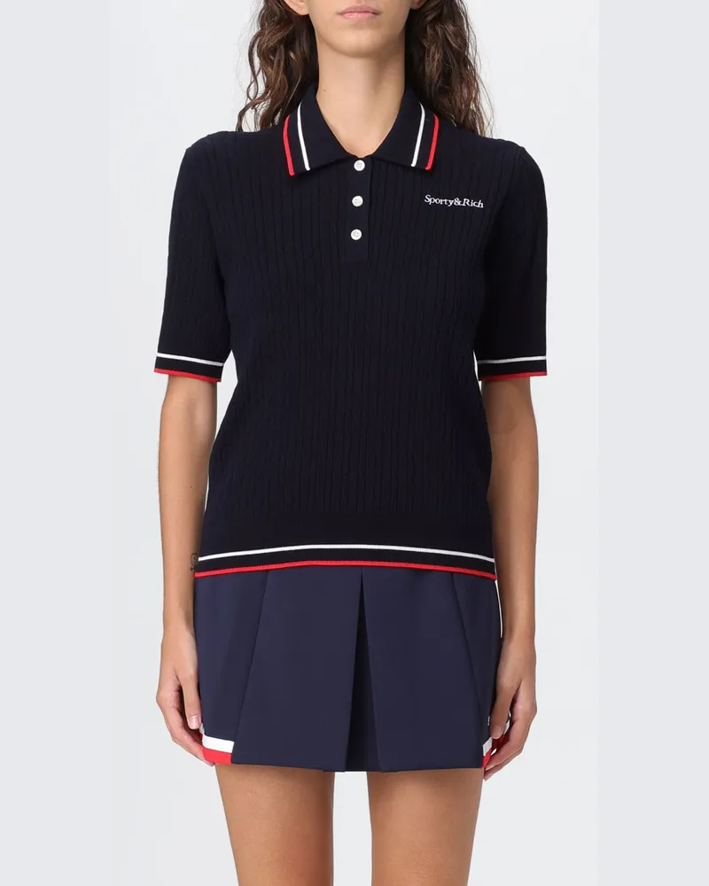 SPORTY & RICH Top damen Sporty & Rich Navy