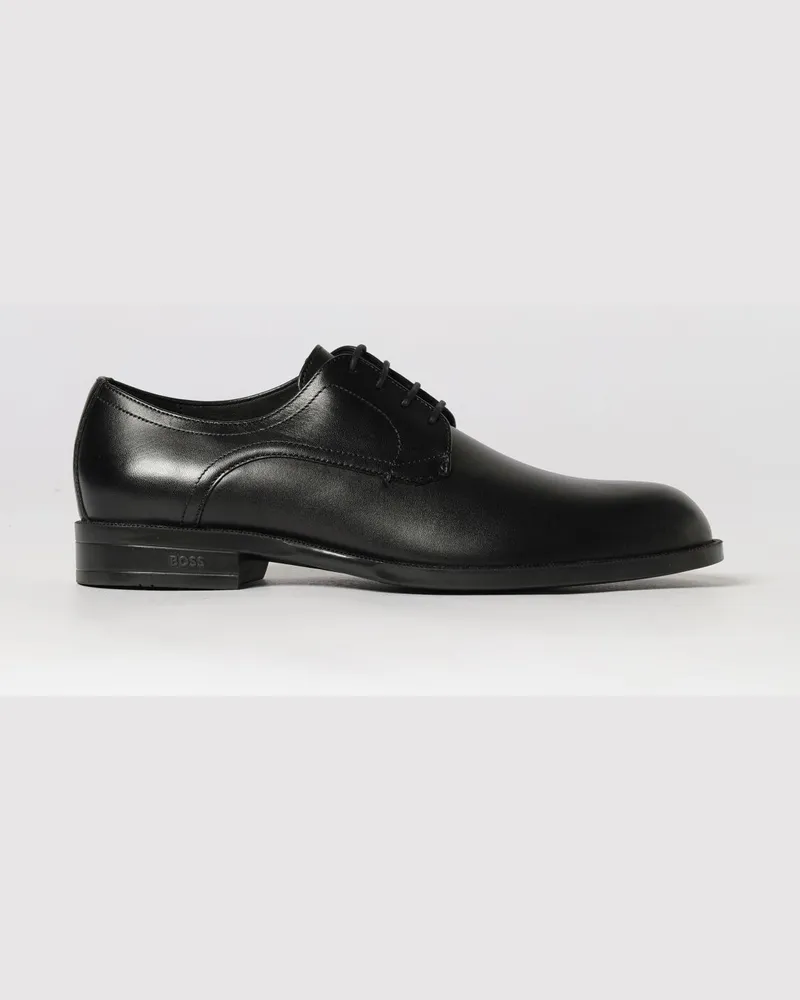 HUGO BOSS Leder-Derbys Schwarz