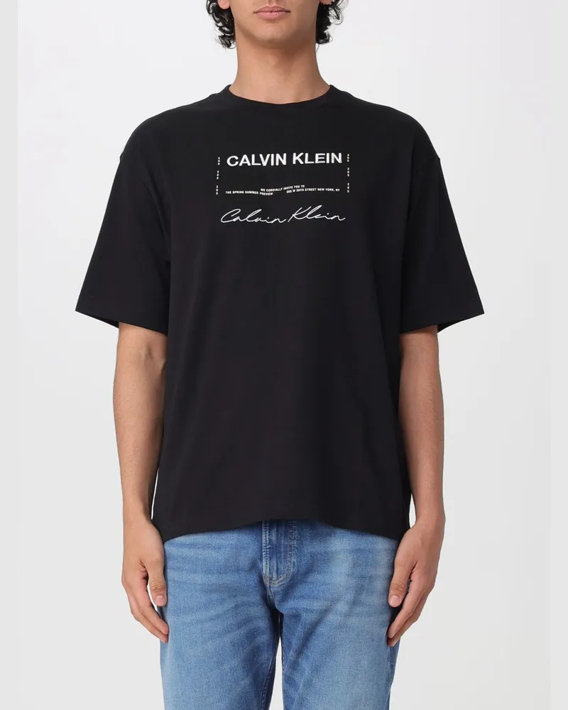 Calvin Klein T-shirt herren Schwarz