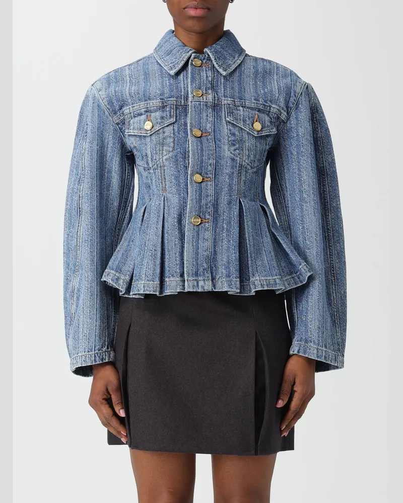 Ganni Jacke damen Blau