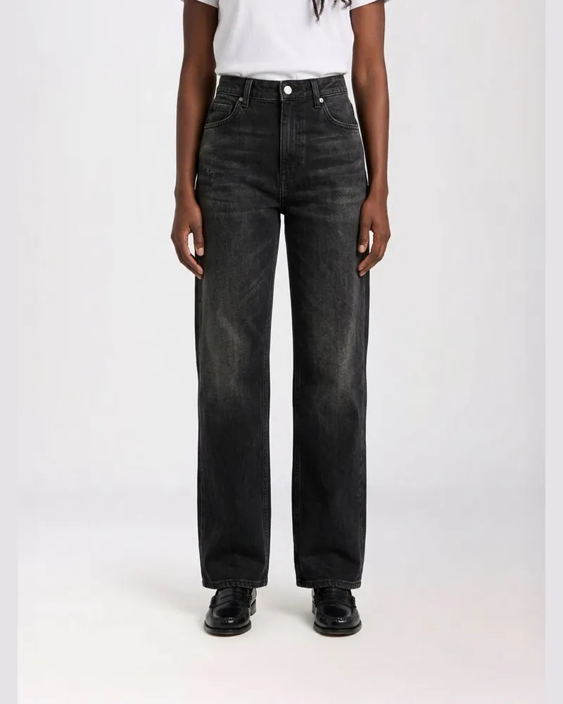 Maison Margiela Straight Jeans aus Denim Charcoal