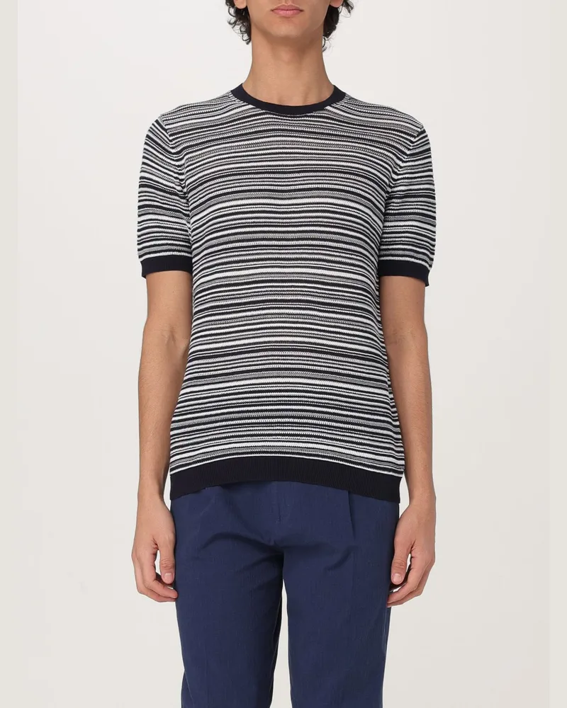 Paolo Pecora Milano T-shirt herren Blau