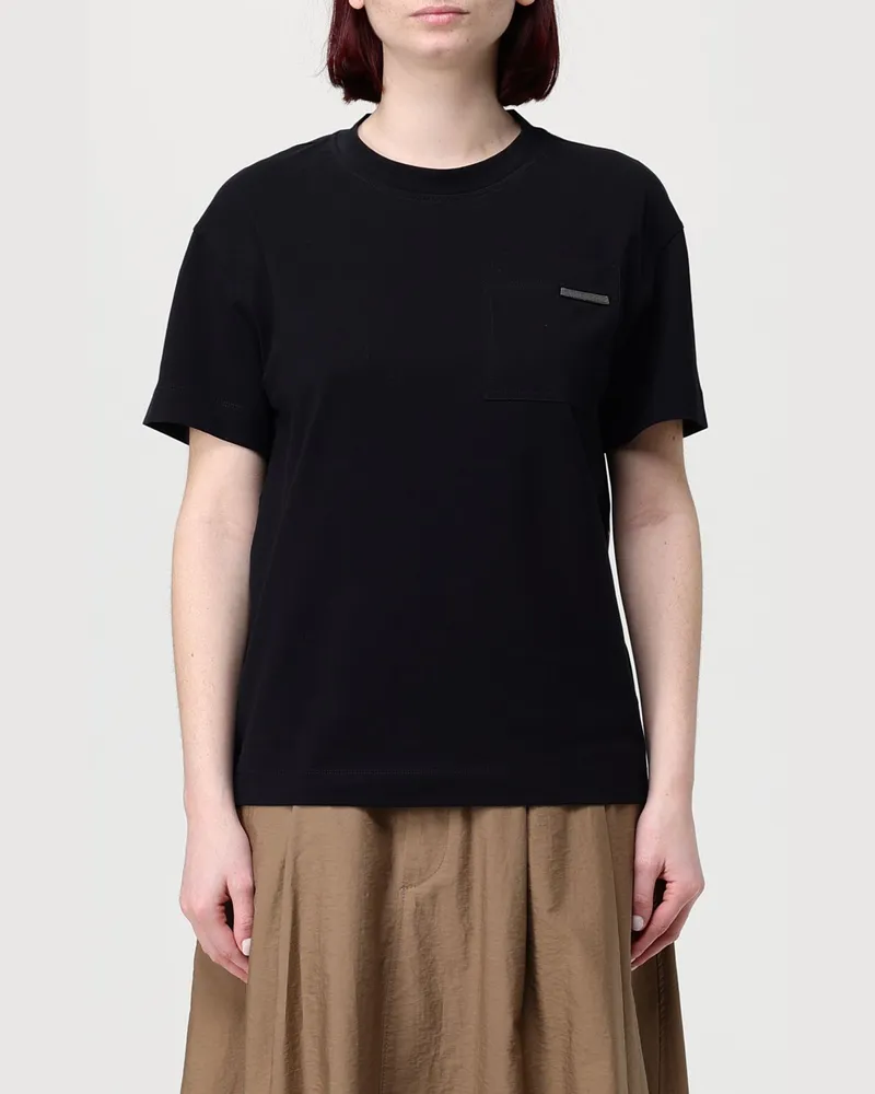 Brunello Cucinelli T-shirt damen Schwarz