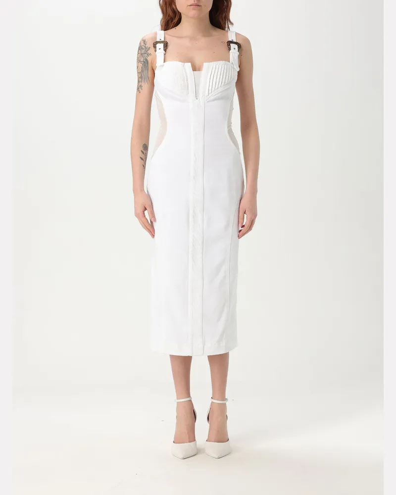 Versace Jeans Kleider damen Weiß