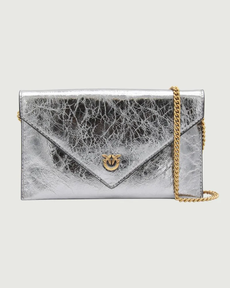 Pinko Schultertasche damen Silber