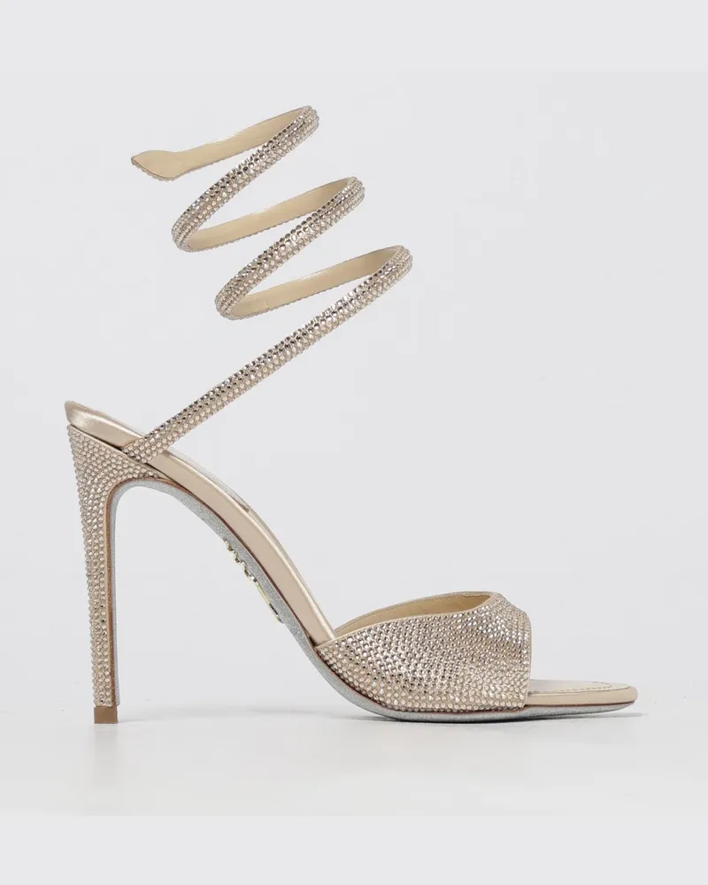 René Caovilla Sandalen mit absatz damen Beige