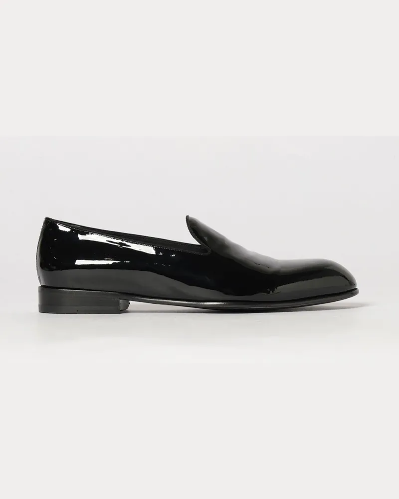 Brioni Mokassins herren Schwarz