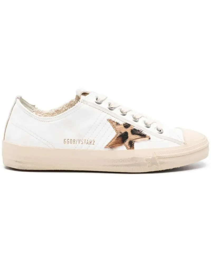 Golden Goose Low-Top Sneaker Sneakers Whitebeige Brown Leosilver braun Braun