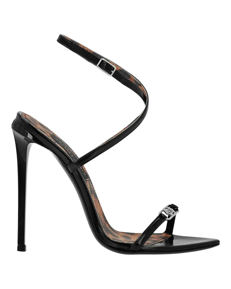 Philipp Plein Sandaletten mit Absatz Sandaletten schwarz Schwarz