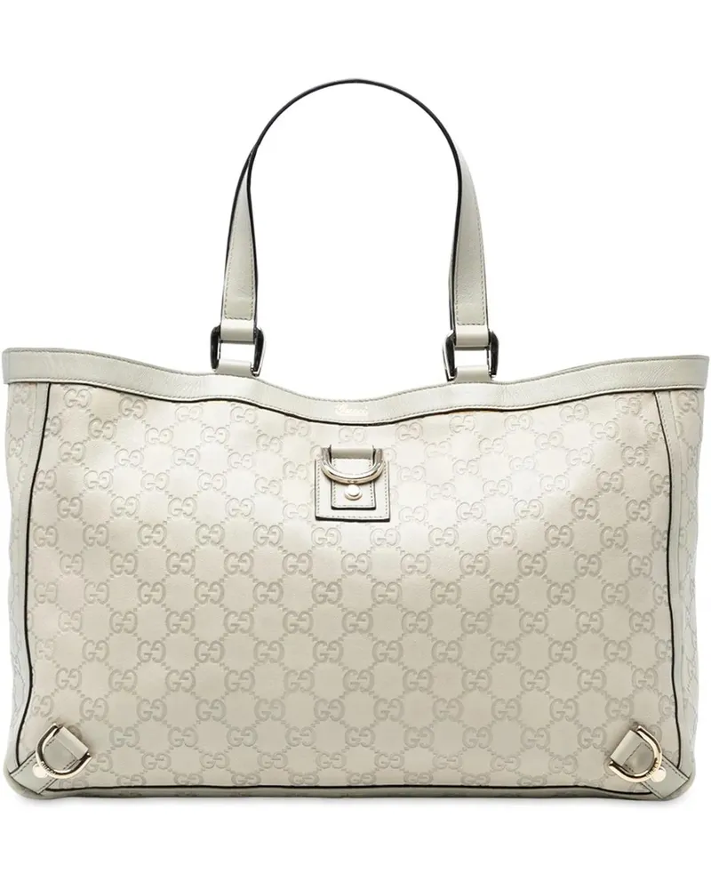 Gucci Shopper ssima Abbey D Ring Tote weiß Weiß