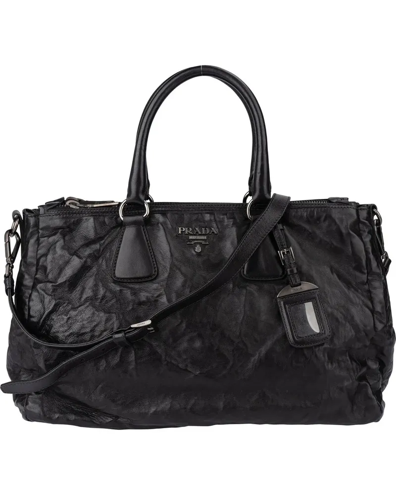 Prada Crossbody Bags  Black Series Nappa Antique Vitello Handbag schwarz Schwarz