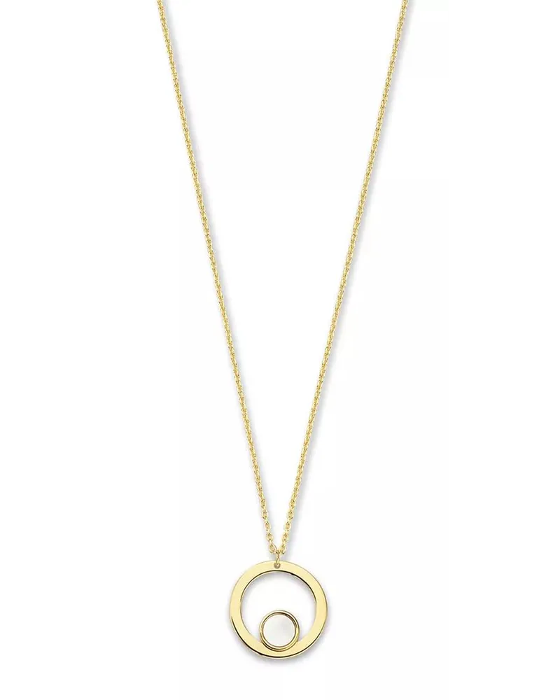 Isabel Bernard Halskette Belleville Luna 14 Karat Necklace With Freshwater Gold