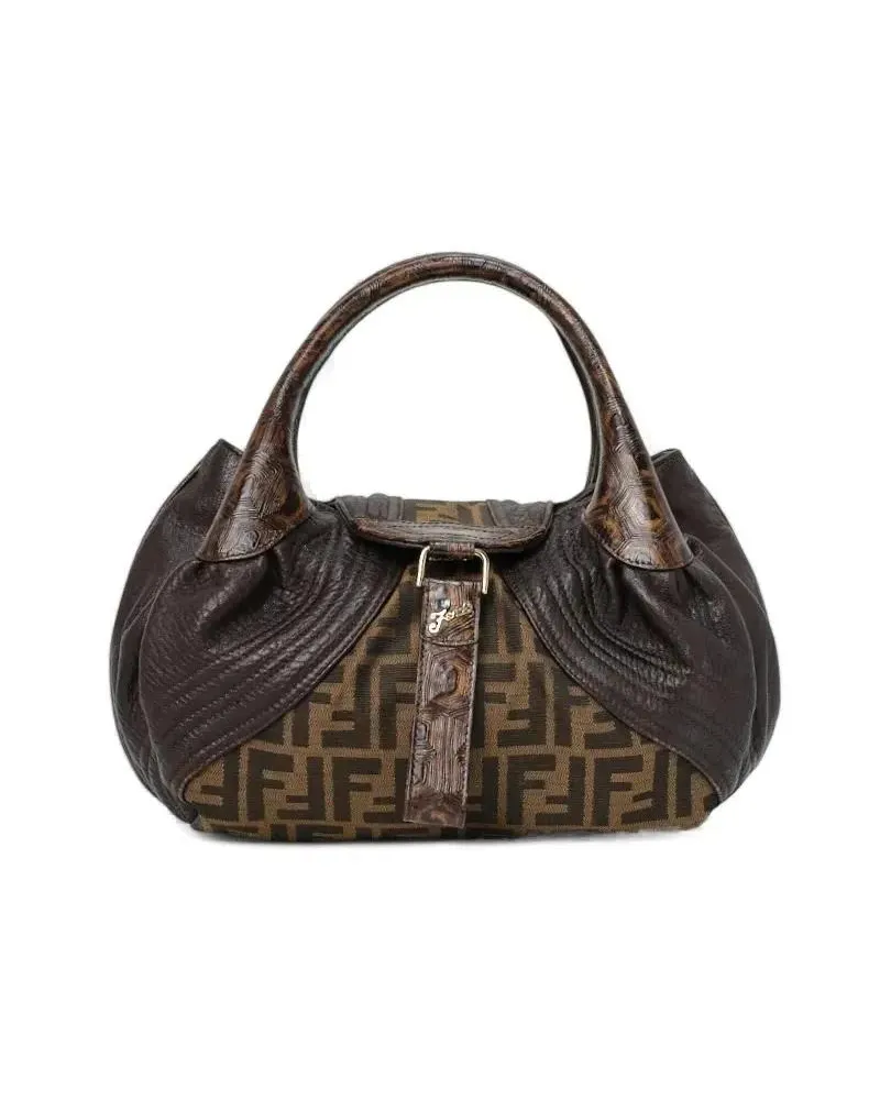 Fendi Crossbody Bags Spy Small Ff Logomania Handbag - Brown braun Braun