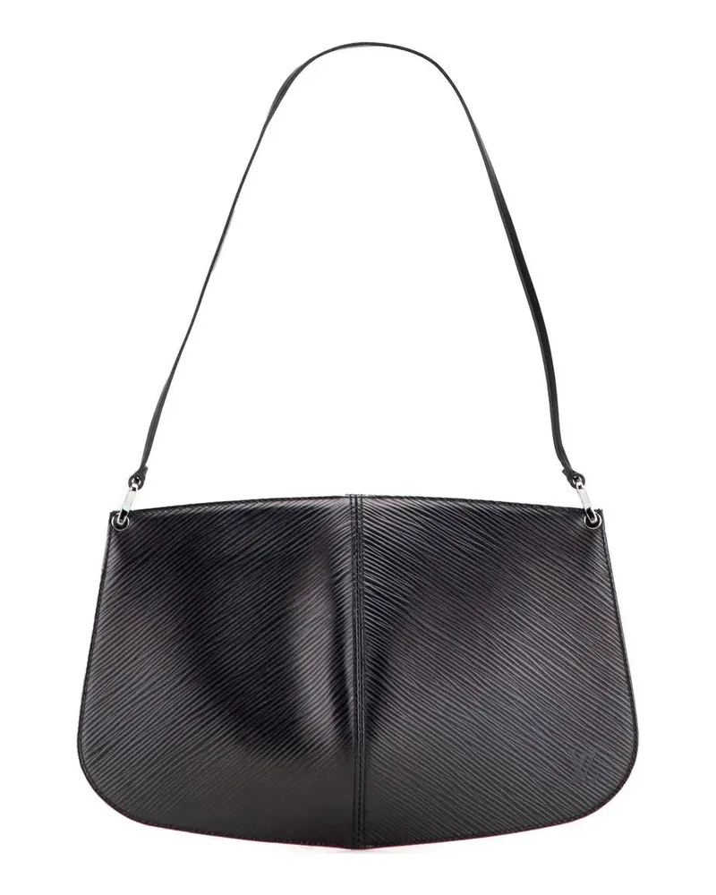 Louis Vuitton Hobo Bags Epi Demi Lune Pochette schwarz Schwarz