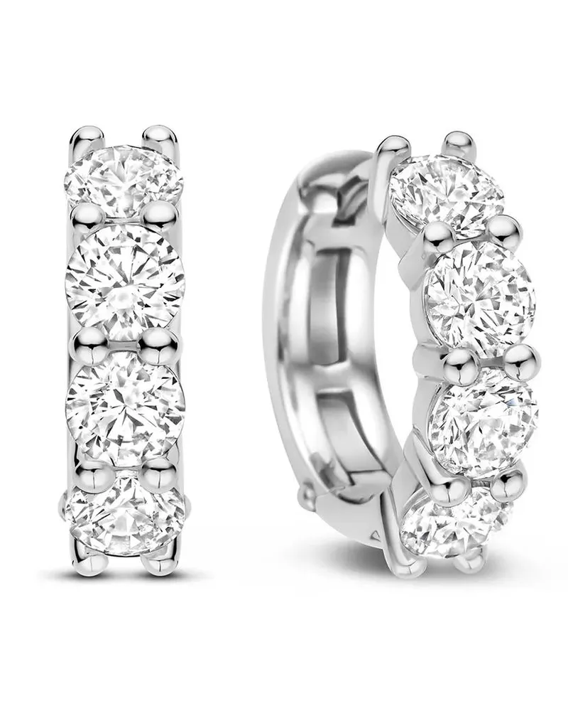 ti sento milano Ohrringe 925er Sterlingsilber Ohrringe silver Silber