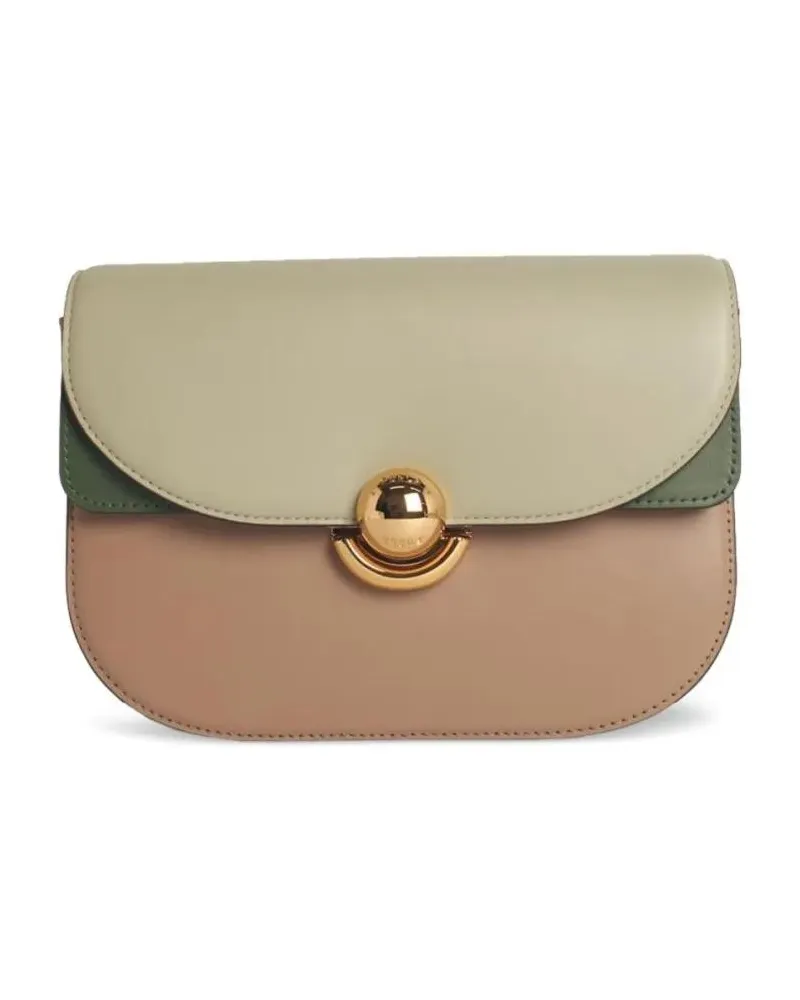 Furla Crossbody Bags Structured Color-Block Bag With Adjustable Shoulde beige Beige