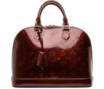 Crossbody Bags Monogram Vernis Alma PM rot