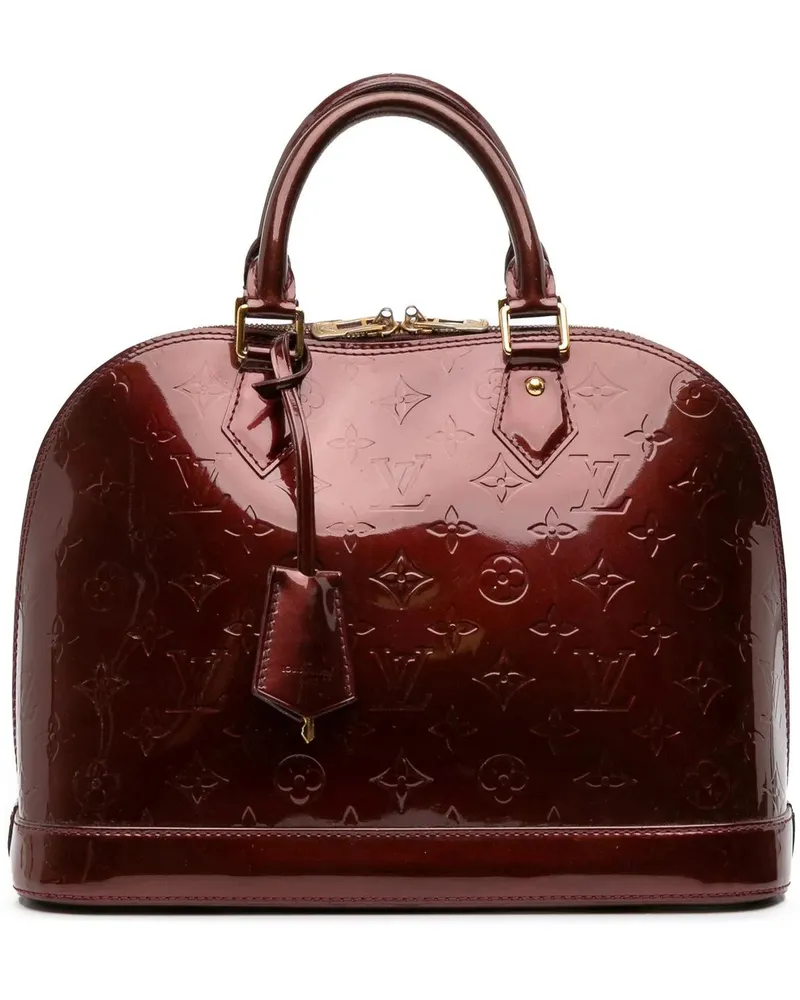 Louis Vuitton Crossbody Bags Monogram Vernis Alma PM rot Rot
