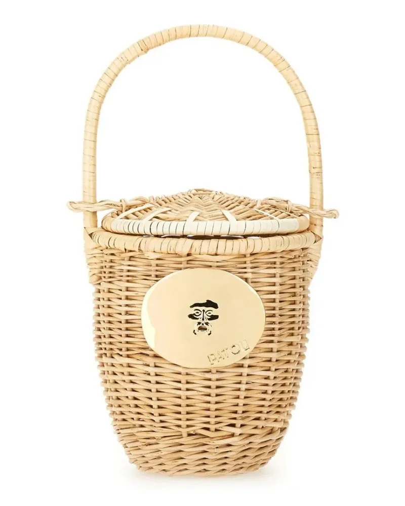 Patou Beuteltaschen Wicker Bucket Bag beige Beige