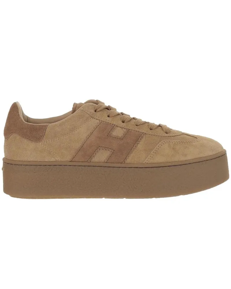 Hogan Low-Top Sneaker Cool Suede Lace-Up Sneakers braun Braun