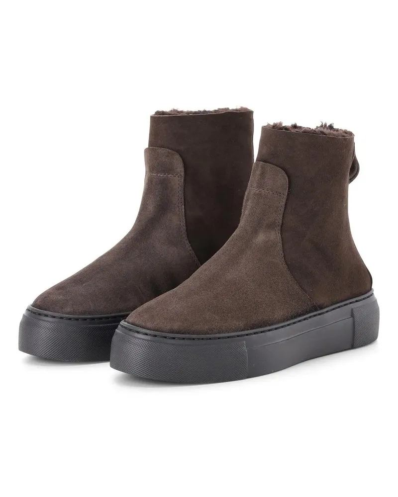 Attilio Giusti Leombruni Low-Top Sneaker Boots Meghan aus Veloursleder braun Braun