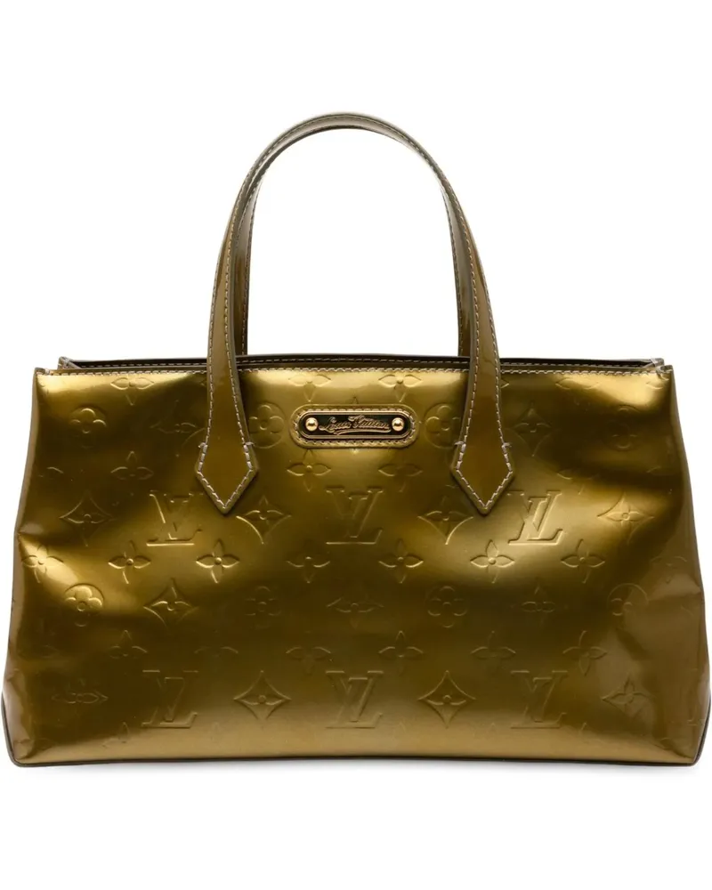 Louis Vuitton Crossbody Bags Monogram Vernis Wilshire PM grün Grün