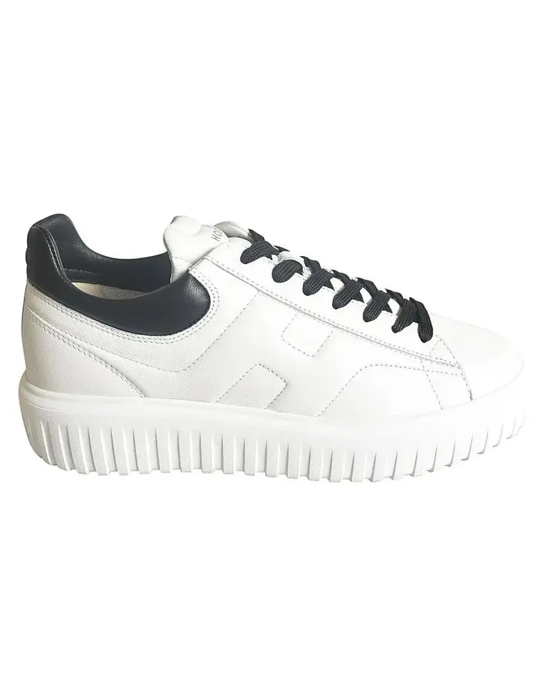 Hogan Low-Top Sneaker H645 Eather Sneakers weiß Weiß