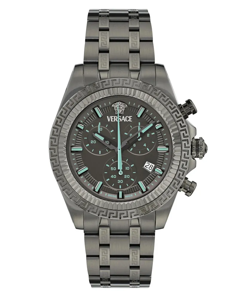 Versace Uhren Quarz-Chronographenuhr  Fornax gray Grau