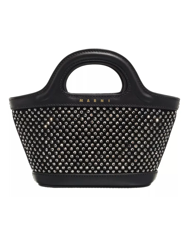 Marni Shopper & Totes Tropicalia Micro schwarz Schwarz