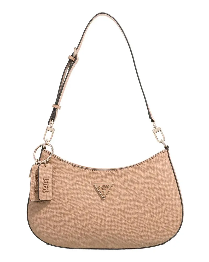 Guess Hobo Bags Noelle Top Zip Shoulder Bag braun Braun
