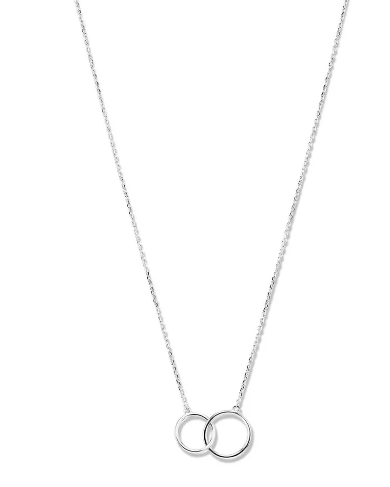 Isabel Bernard Halskette Saint Germain Loulou 14 Karat Necklace With Circle Silber