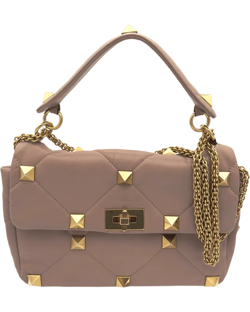 Valentino Garavani Crossbody Bags Valentino Roman Stud - Nude beige Beige