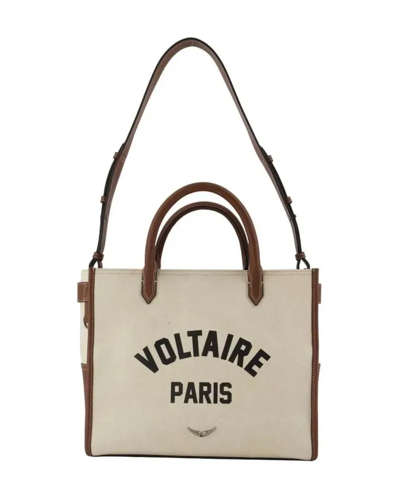Zadig & Voltaire Shopper & Totes Angel Voltaire Shopping Bag - Cotton - Beige beige Beige