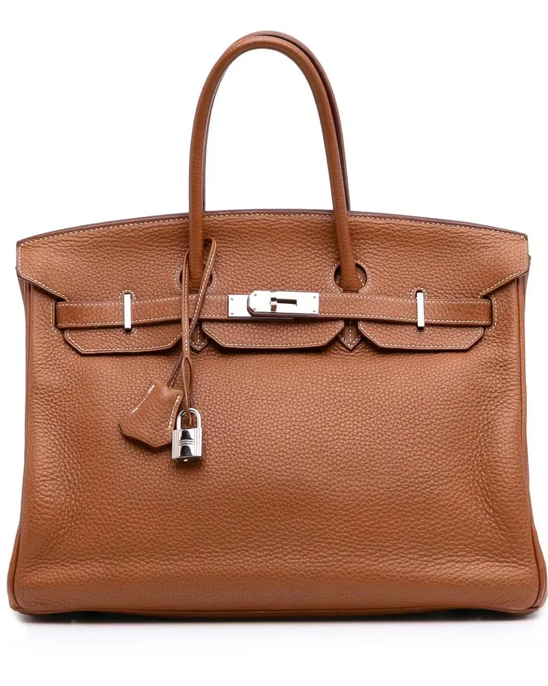 Hermès Crossbody Bags 2006 Togo Birkin Retourne 35 braun Braun
