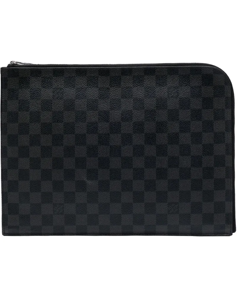 Louis Vuitton Clutches Damier Graphite Pochette Jour GM schwarz Schwarz
