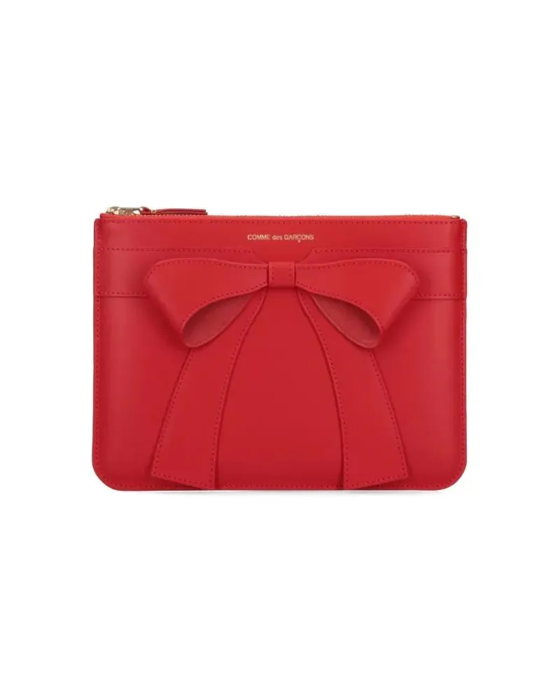 Comme des Garçons Crossbody Bags "Big Bow" Pouch – Red rot Rot