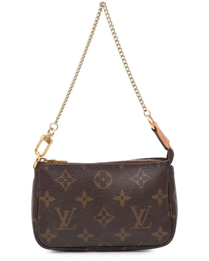 Louis Vuitton Crossbody Bags 2014 Monogram Mini Pochette Accessoires braun Braun