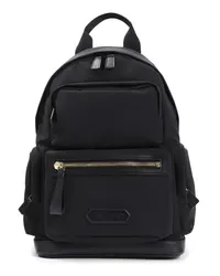 Tom Ford Rucksäcke Polyester Fabric Backpack Schwarz