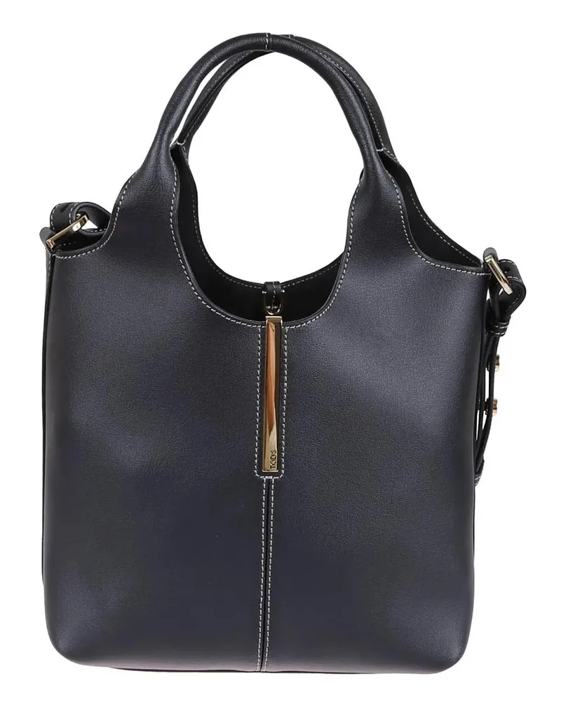 TOD'S Hobo Bags Structured Mini Shoulder Bag schwarz Schwarz