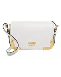 Moschino Crossbody Bags Metal Corner Shoulder Bag Beige