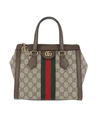 Gucci Tote Ophidia Tote Bag Canvas Small Braun