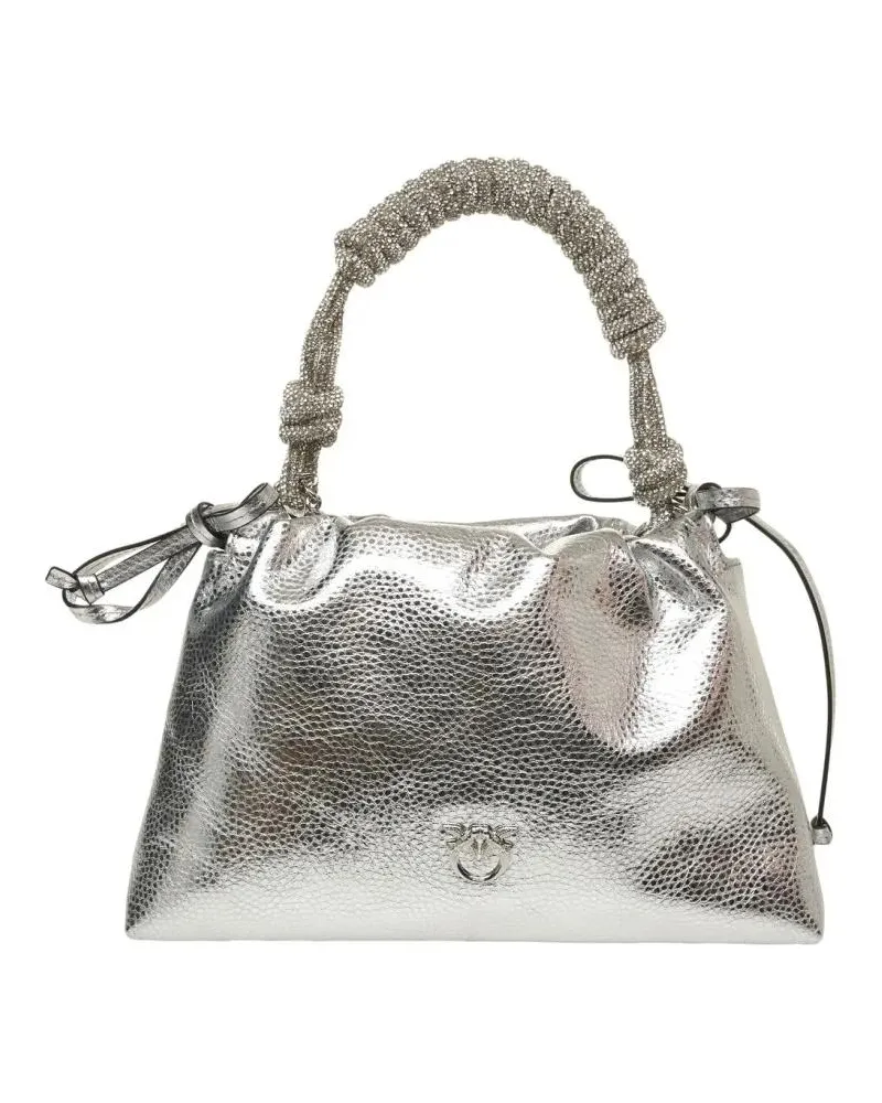 Pinko Hobo Bags Rhinestone Handbag grau Grau