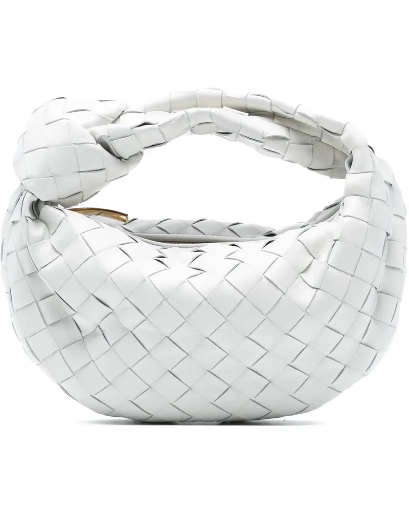 Bottega Veneta Hobo Bags Mini Nappa Intrecciato Jodie weiß Weiß