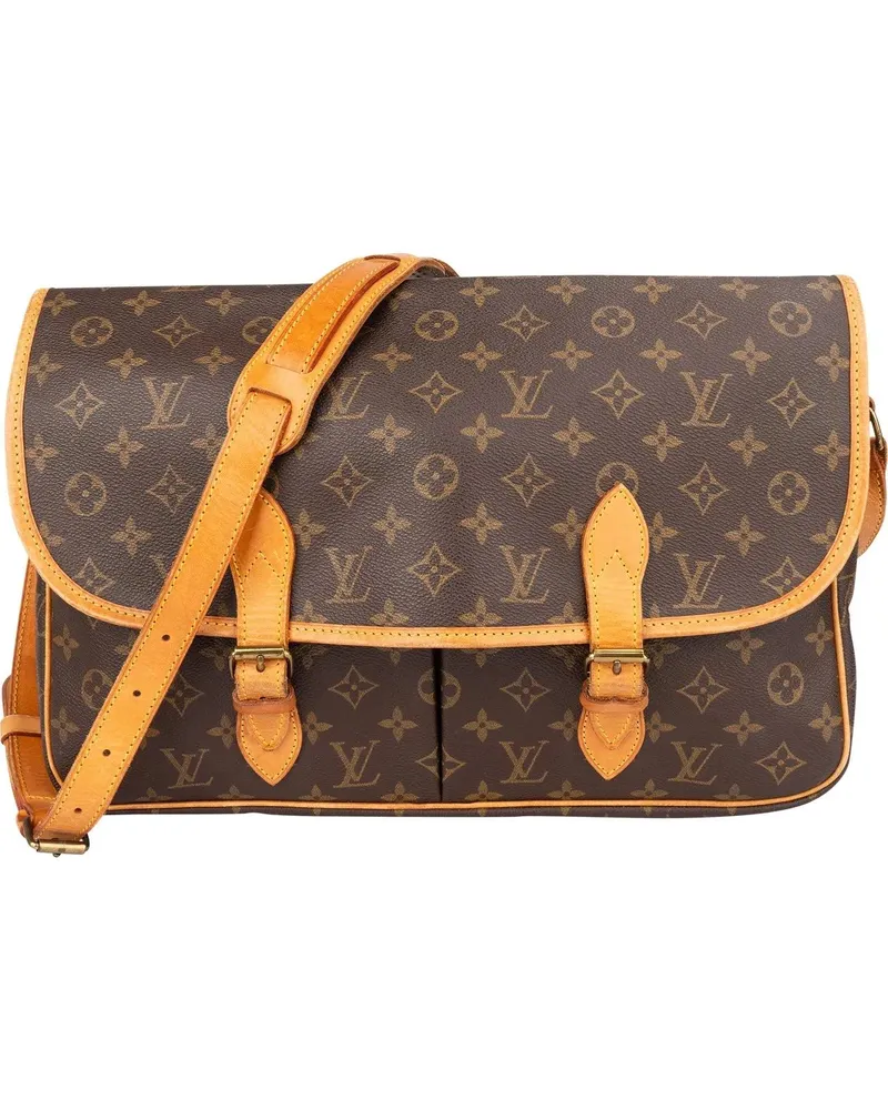 Louis Vuitton Crossbody Bags  Canvas Monogram Gibeciere Crossbody braun Braun