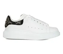 Low-Top Sneaker Oversized Leather Sneakers weiß