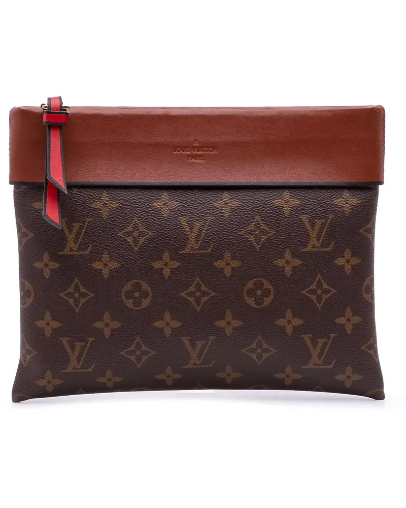 Louis Vuitton Clutches Monogram Pochette Tuileries braun Braun