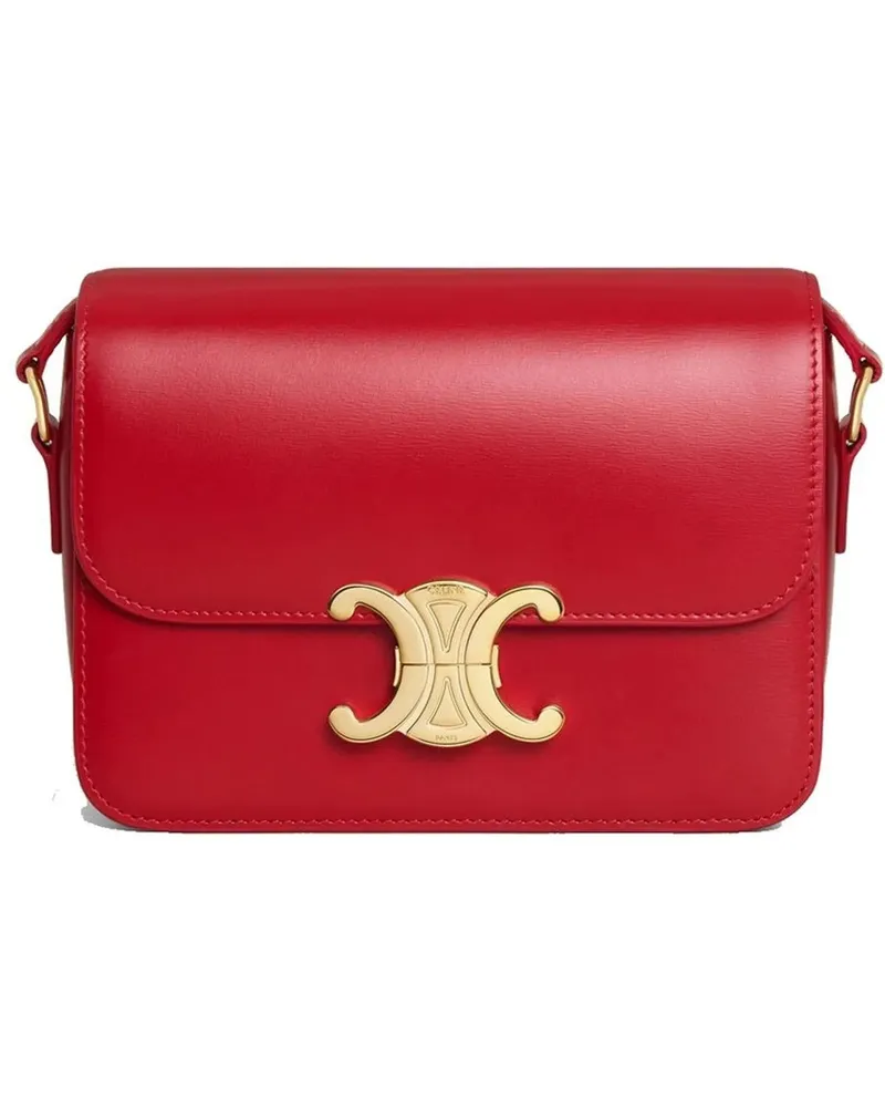 Celine Crossbody Bags  Classique Triomphe Bag rot Rot
