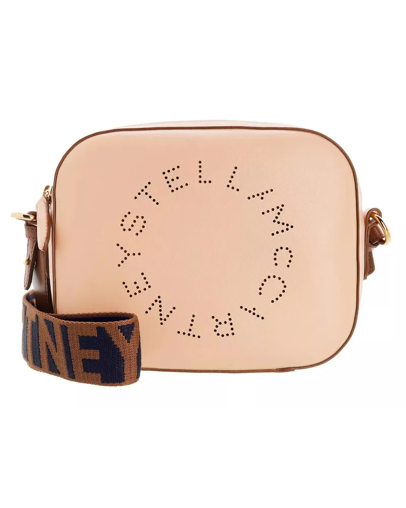 Stella McCartney Crossbody Bags Small Logo Crossbody Bag Braun